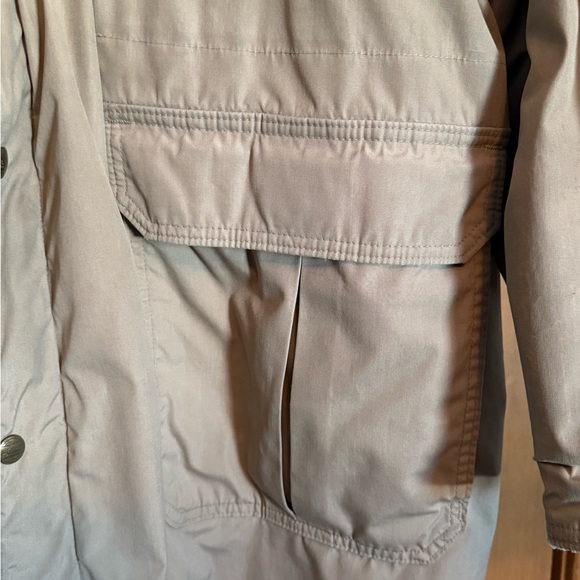 Vintage L.L. Bean Men's Wool Lined Trench Coat - Picture 5 of 8